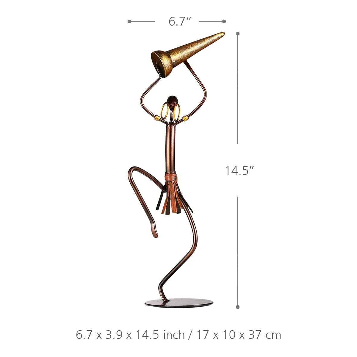 4 Kinds Tribe Style Iron Figurine