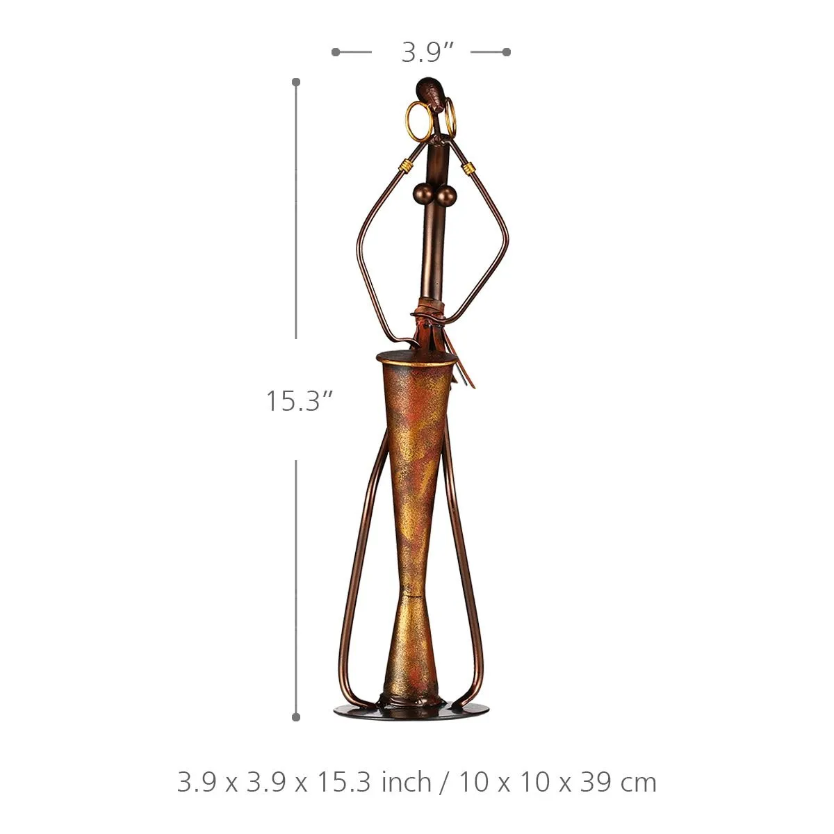 4 Kinds Tribe Style Iron Figurine