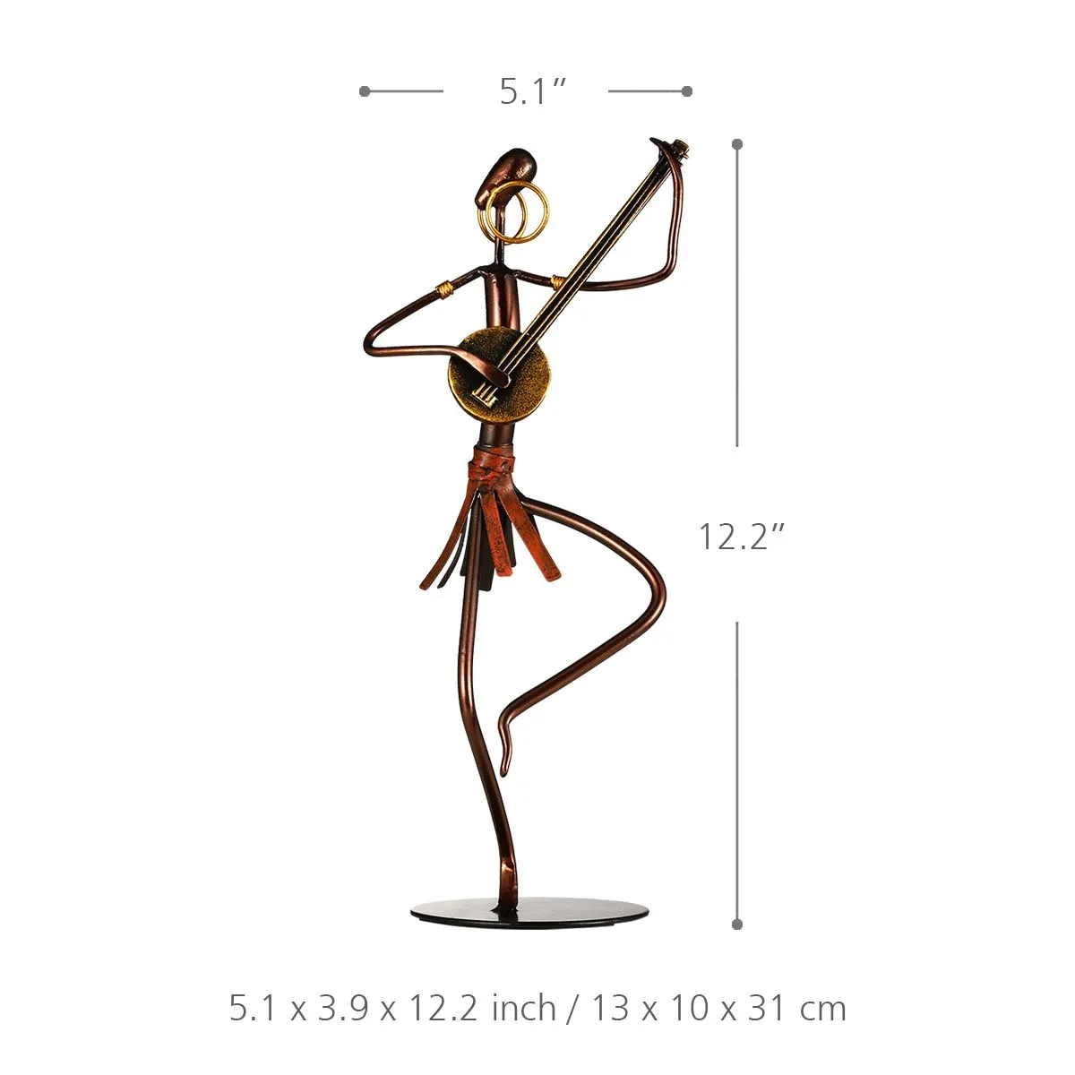 4 Kinds Tribe Style Iron Figurine