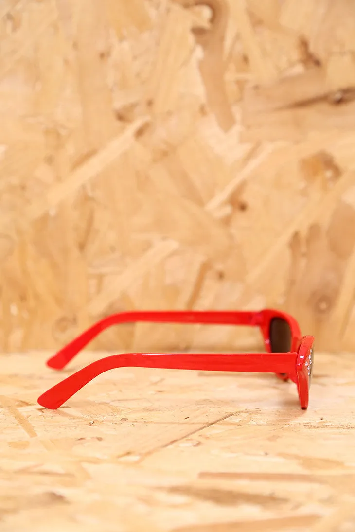 50s Red Feline Sunglasses