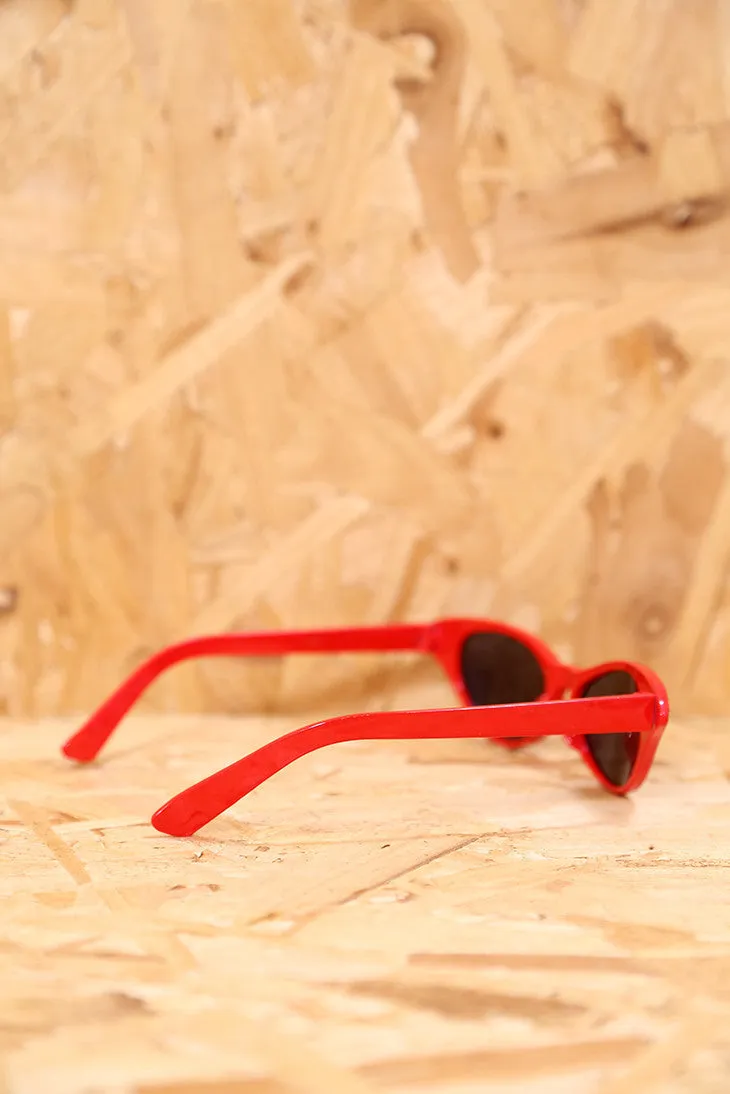 50s Red Feline Sunglasses