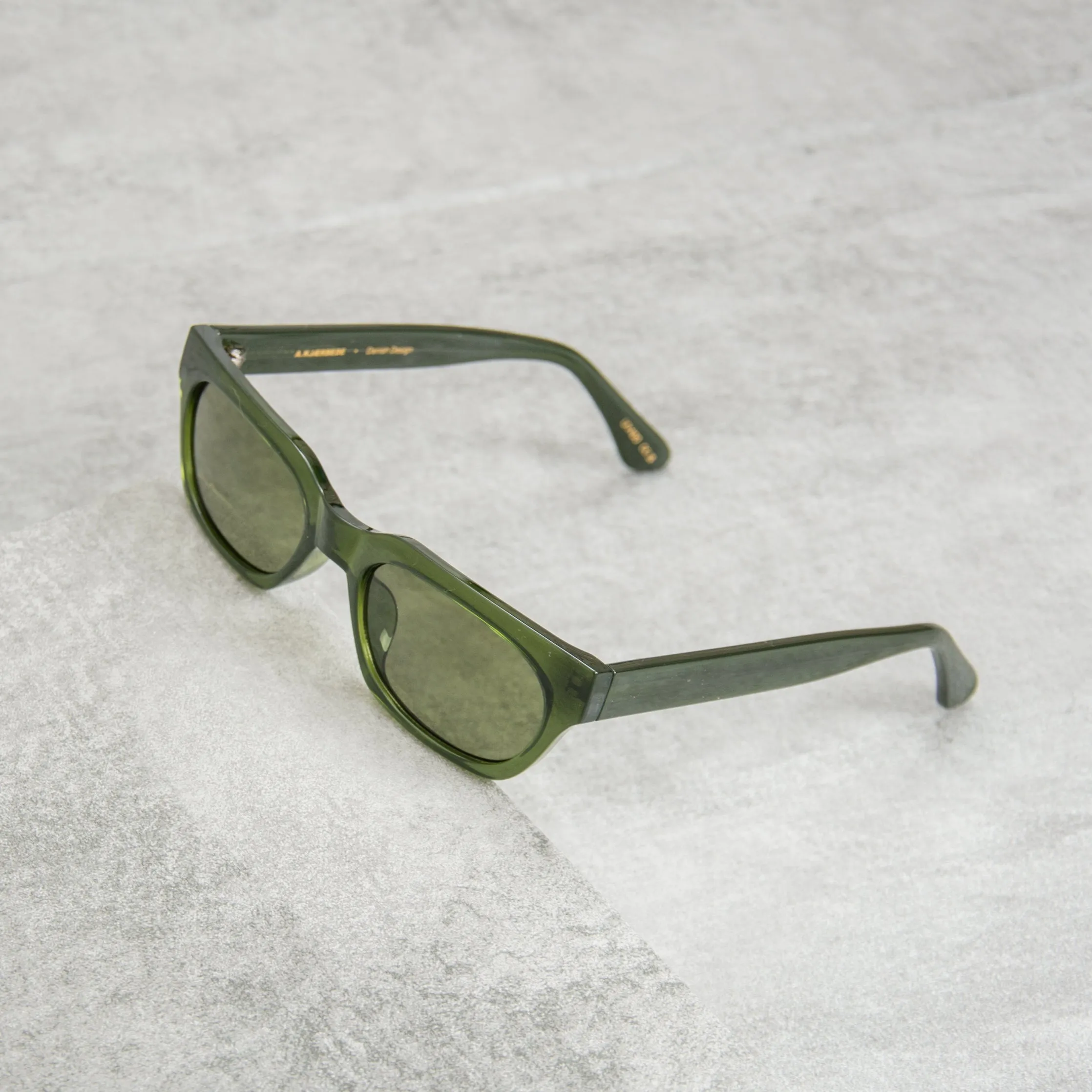 A Kjaerbede Bror KL2108-005 Sunglasses - Dark Green Transparent