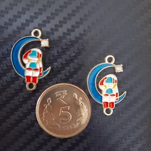 Astronaut in moon- Set Of 2