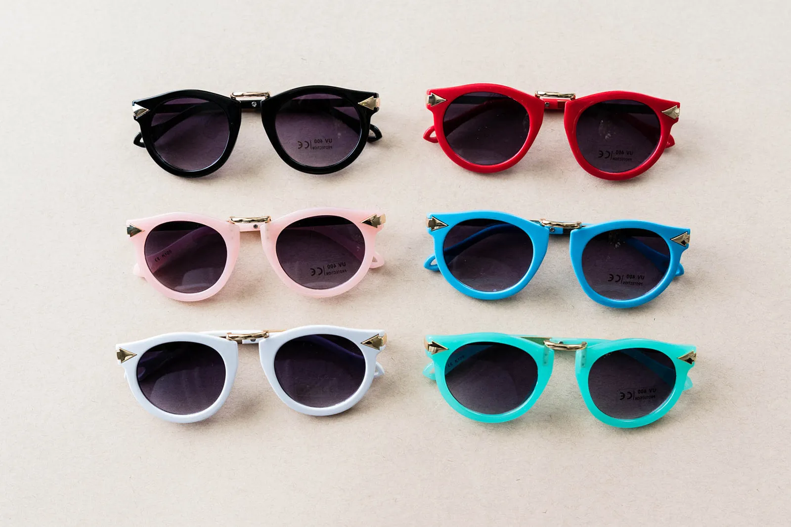 Babeehive Goods Toddler & Kid Gold Accent Sunglasses - Teal