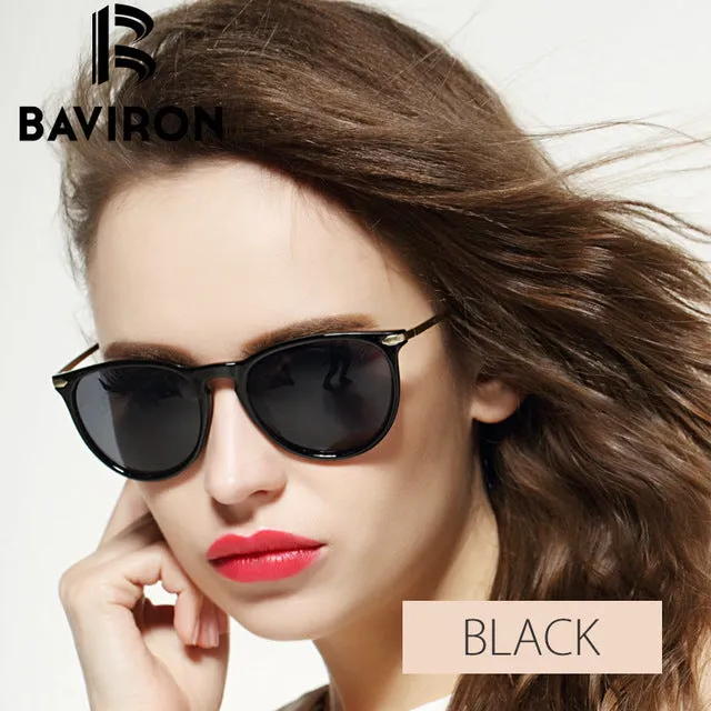 BAVIRON Scrub Frame Sunglasses Women Lightweight Mirrored Glasses Cat Eye Colorful Plastic Eyewear Super Discount Gafas 88286