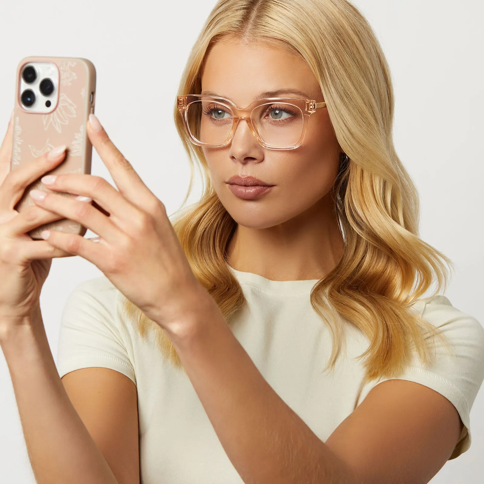 BELLA XS - VINTAGE ROSE CRYSTAL   PRESCRIPTION GLASSES
