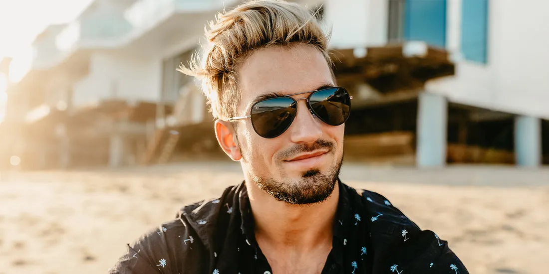 Blenders A- Series Aviators -  Spider Jet - Black/Black