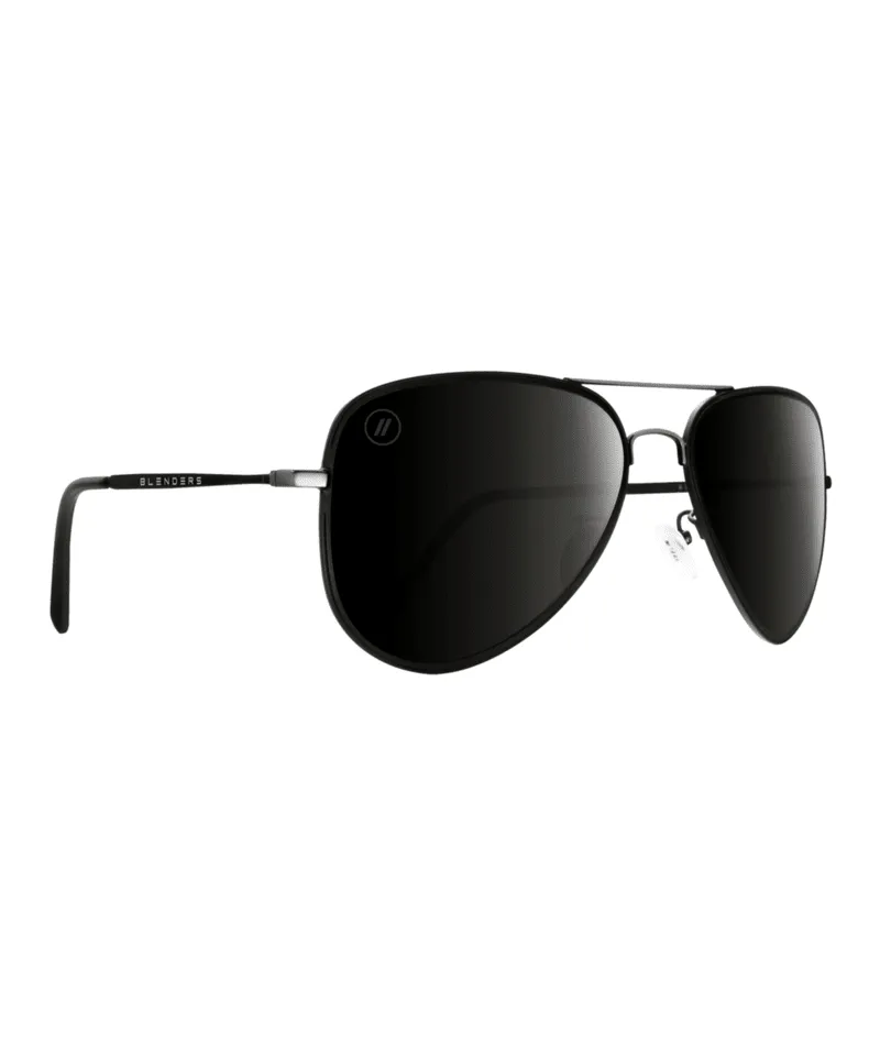 Blenders A- Series Aviators -  Spider Jet - Black/Black