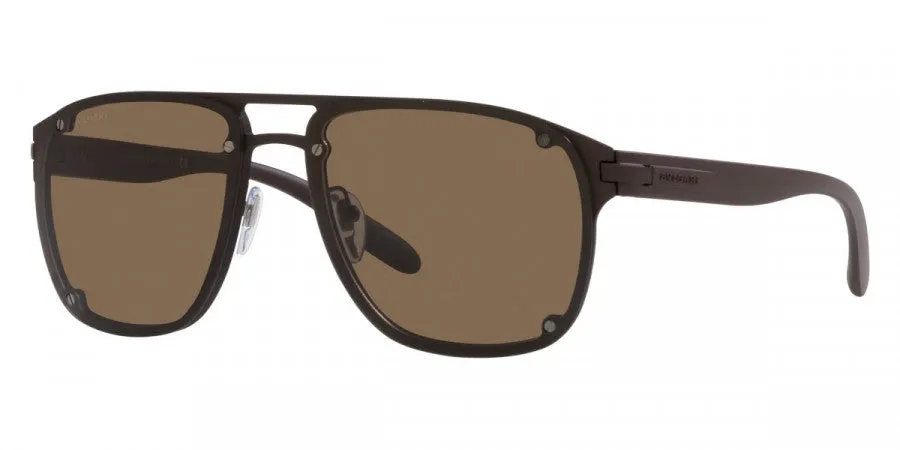 Bulgari Men's 60 mm Matte Brown Aluminum Sunglasses BV5058-020-73-60
