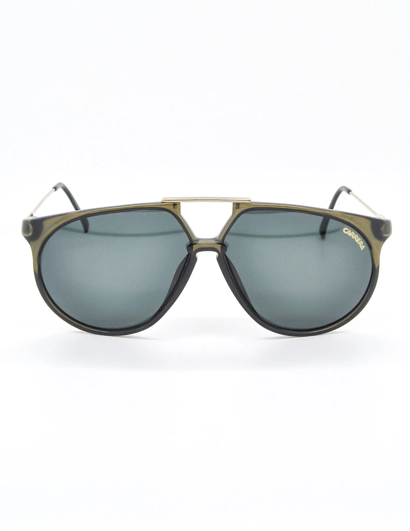Carrera Vintage Smoke Grey Aviator Sunglasses 5415