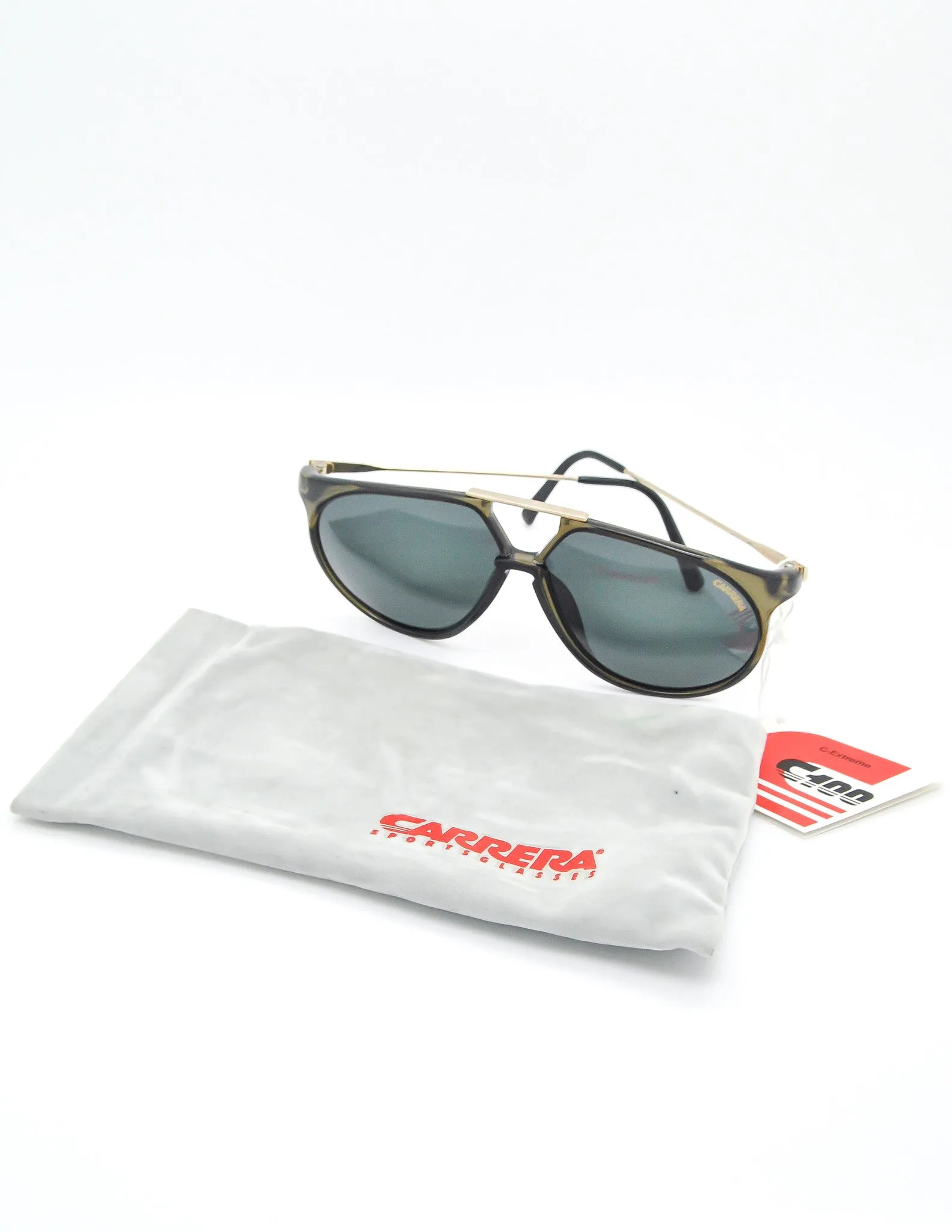 Carrera Vintage Smoke Grey Aviator Sunglasses 5415