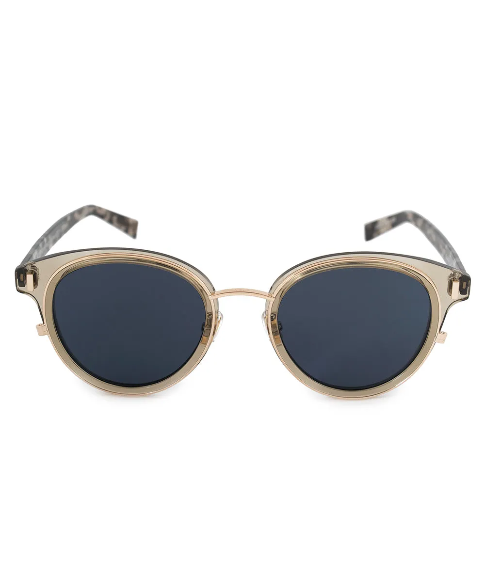 Christian Dior Black Tie 20OA9 50 Round Sunglasses