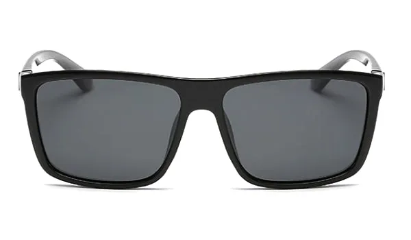 Classy Men Black Square Sunglasses