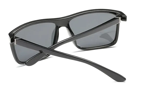 Classy Men Black Square Sunglasses