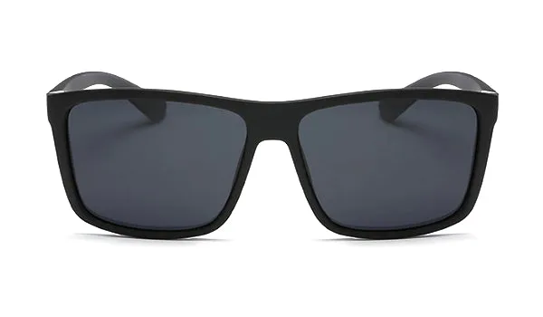 Classy Men Black Square Sunglasses