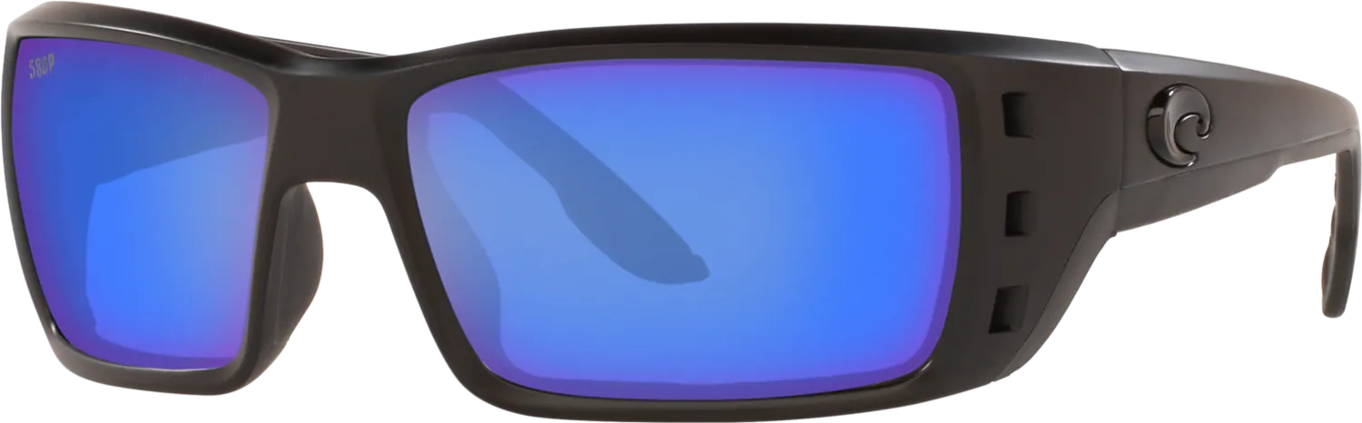 Costa Del Mar Permit Sunglasses - Blackout/Blue Mirror 580P