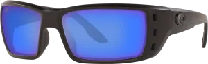Costa Del Mar Permit Sunglasses - Blackout/Blue Mirror 580P