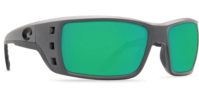 Costa Del Mar Permit Sunglasses - Matte Gray / Green Mirror 580G