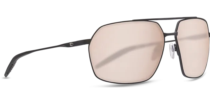 Costa Del Mar Pilothouse Sunglasses - Matte Black Matte Black/Black/Copper Silver Mirror 580P