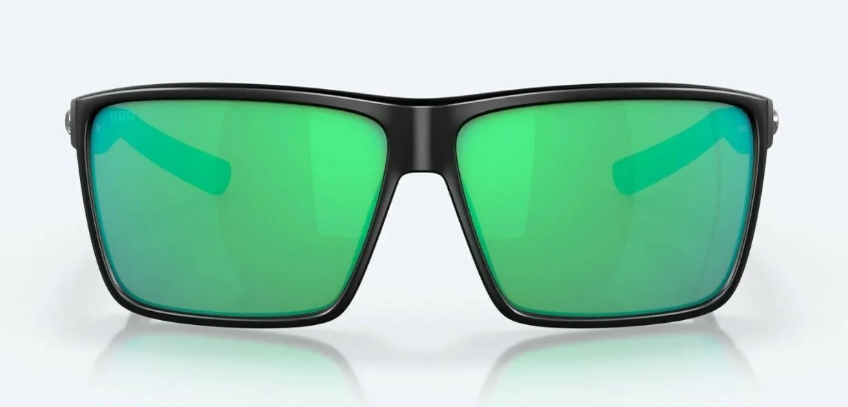 Costa Del Mar Rincon Black Matte / Green Mirror Polarized 580G 63mm Sunglasses