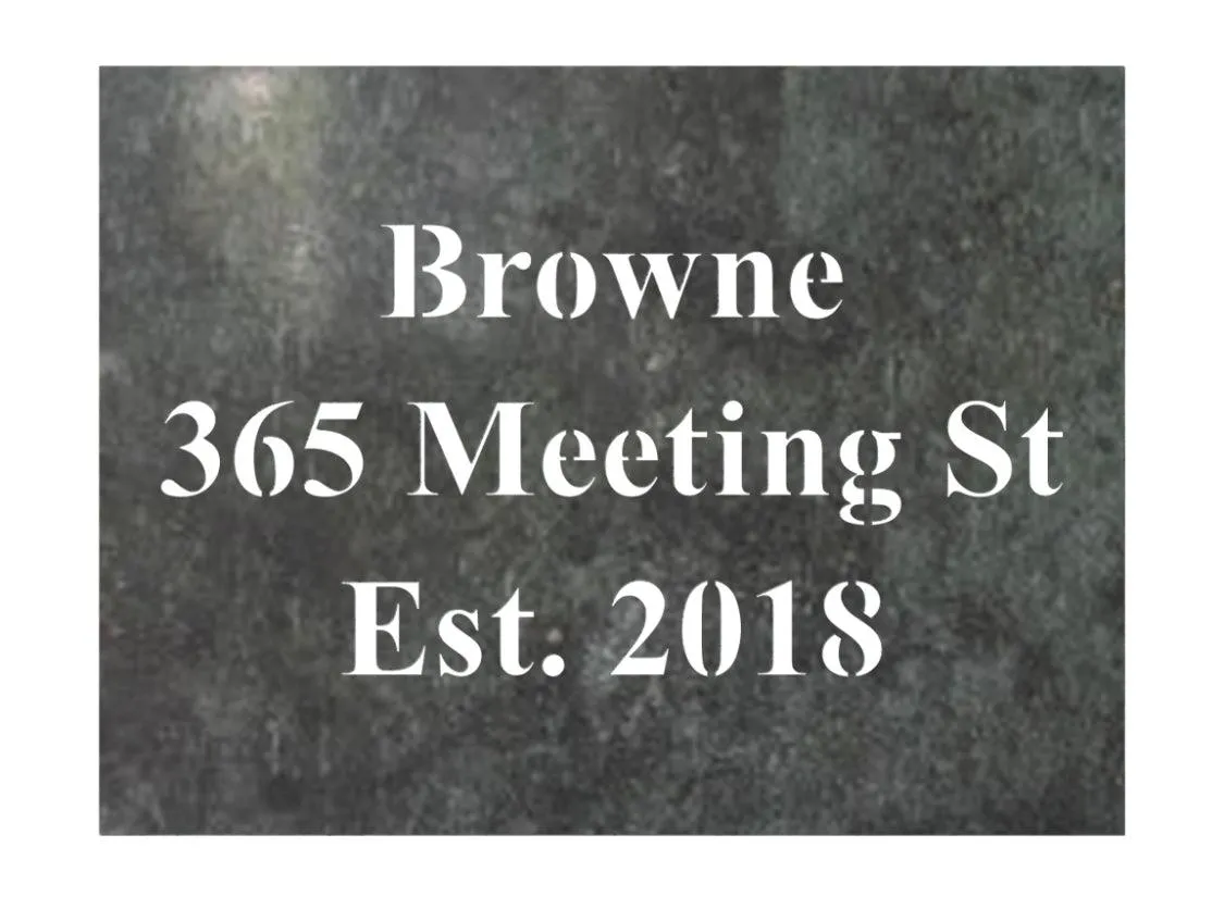 Customized Metal Address Sign 16x16