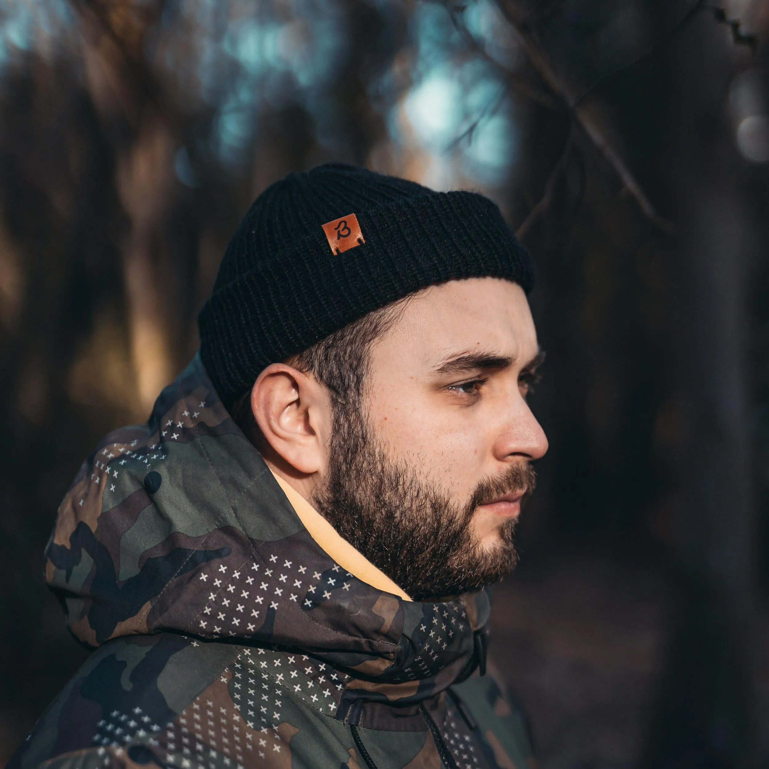 Dark Plum Trawler Wooly Hat