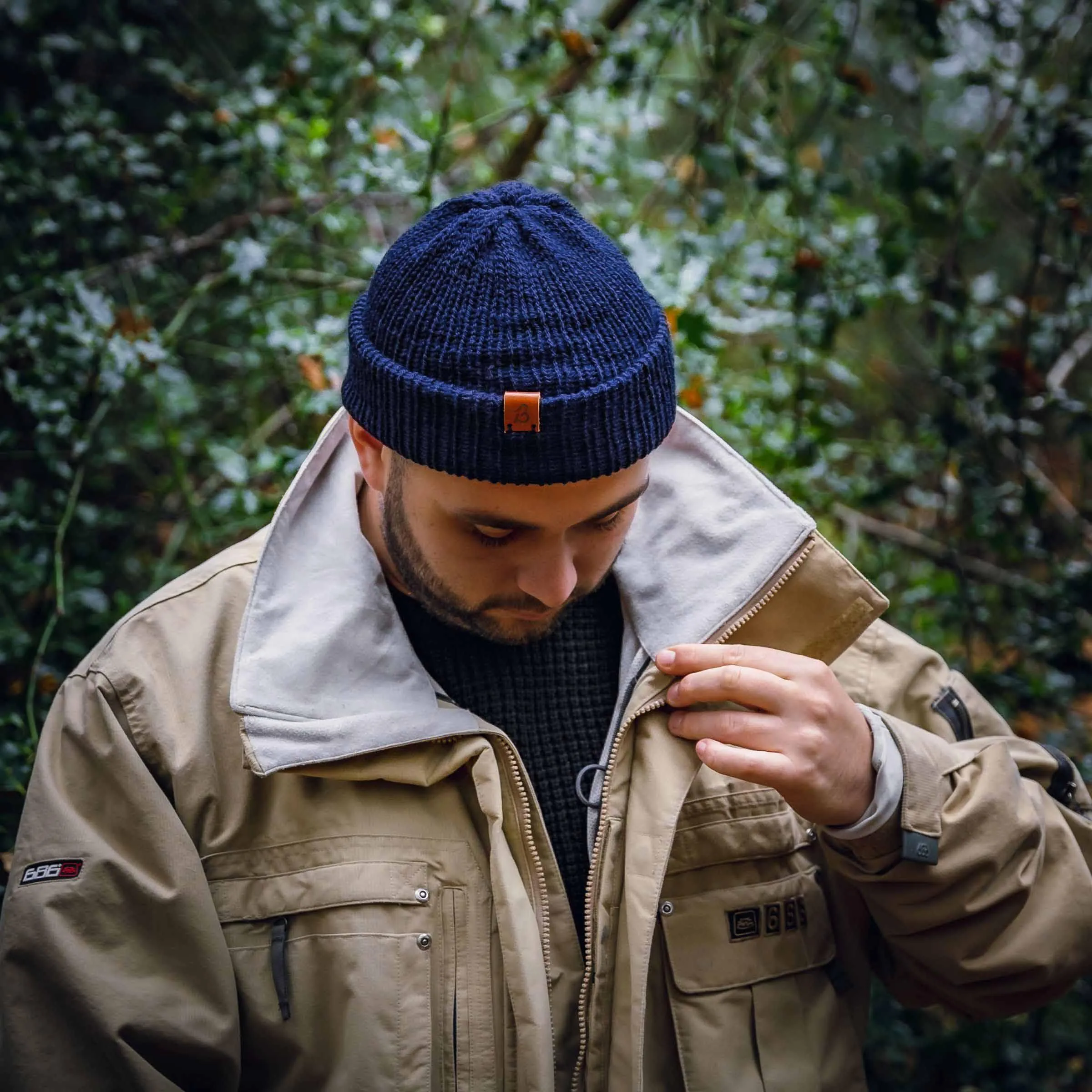 Dark Plum Trawler Wooly Hat