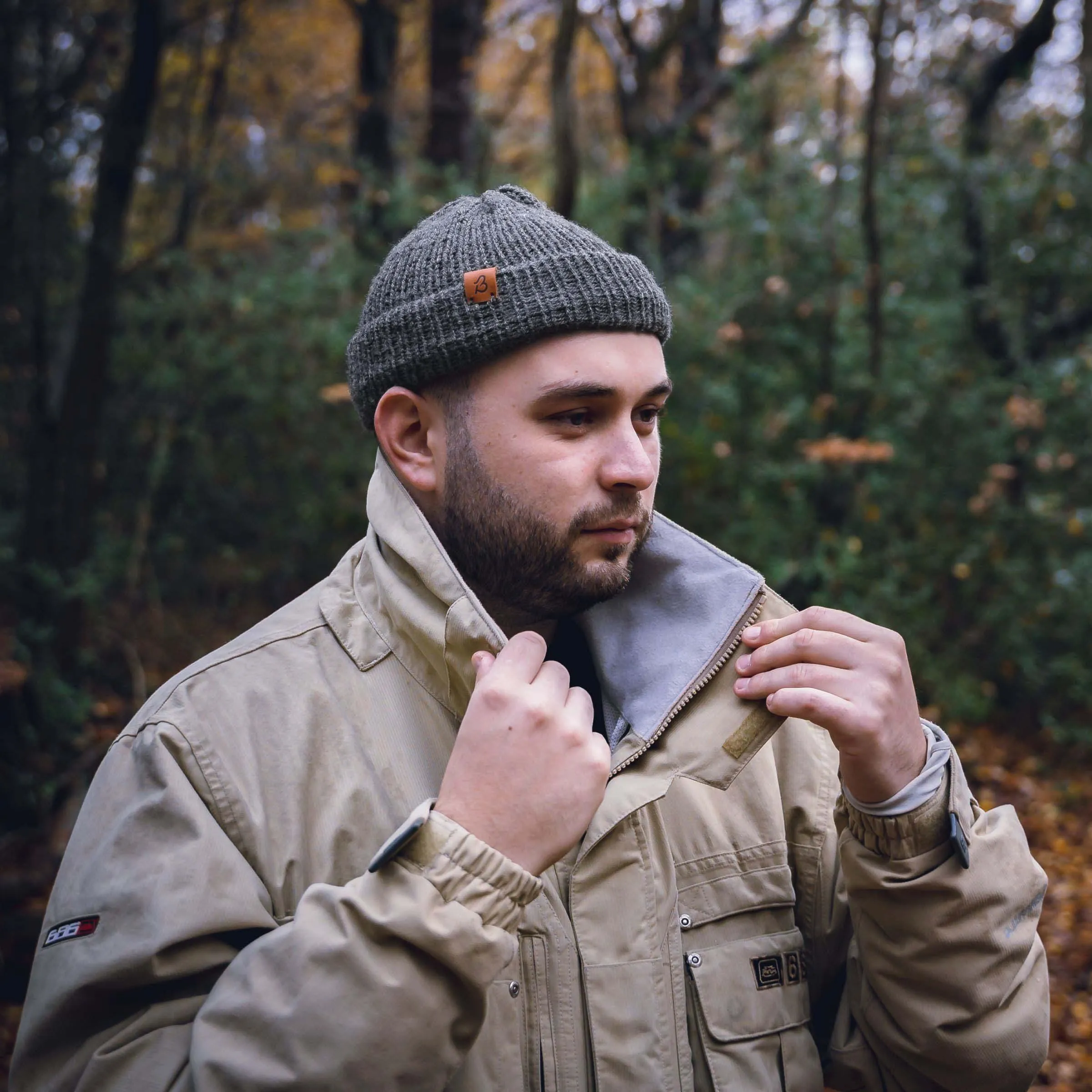 Dark Plum Trawler Wooly Hat
