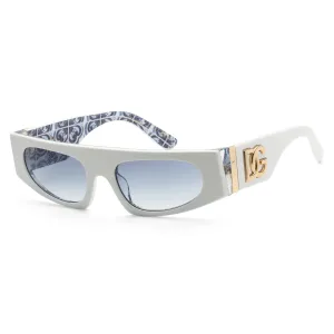 Dolce & Gabbana Women's DG4411-337119-54 Fashion White On Blue Maiolica Sunglasses