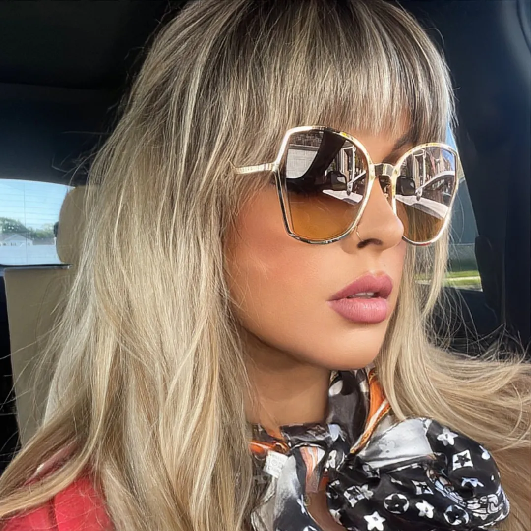 DONNA III - GOLD   INCA GRADIENT SUNGLASSES