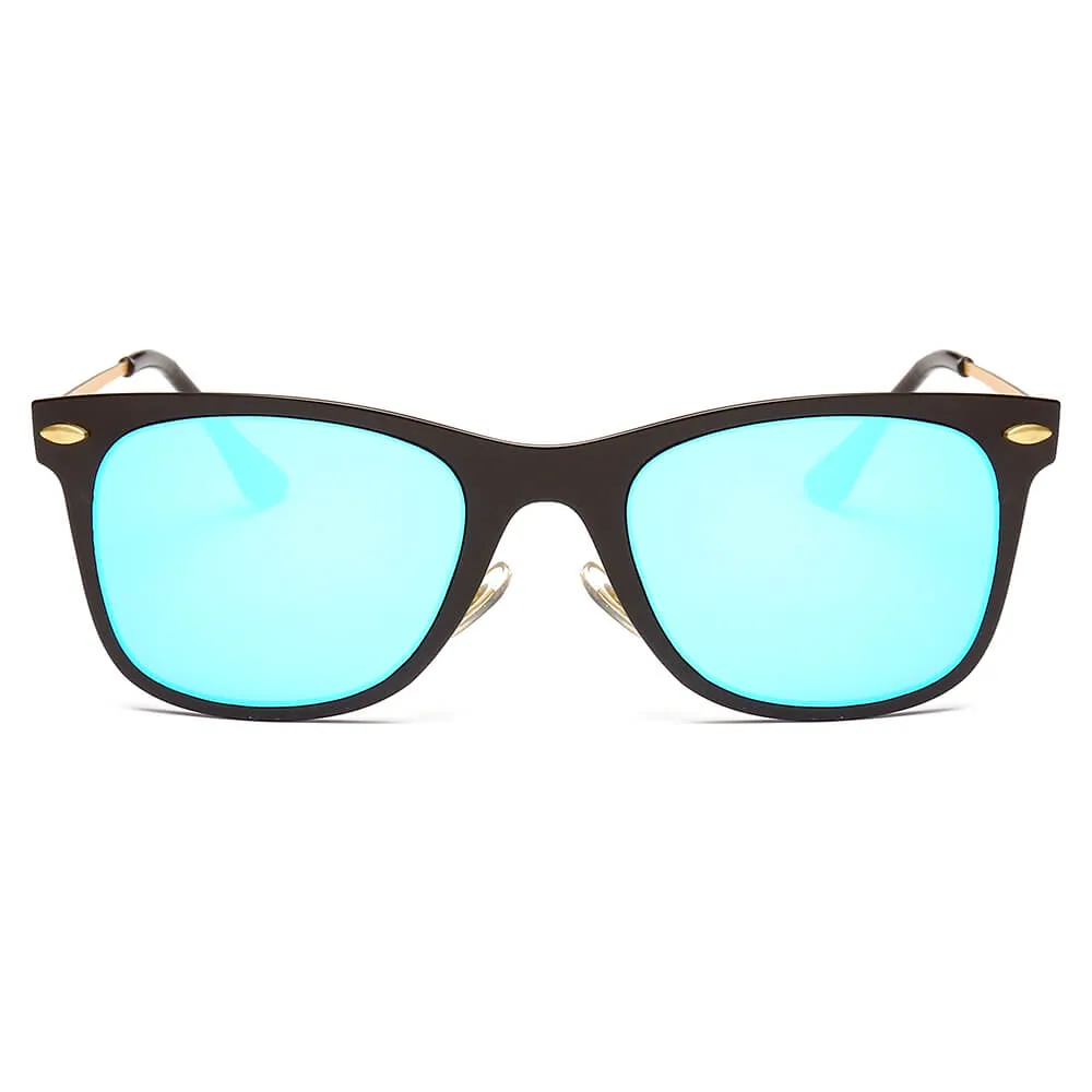 DUGALD | Horn Rim Rectangle Sunglasses