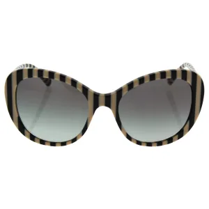 Giorgio Armani Ar 8064 5428/11 - Ruled Black Beige/grey Gradient By Giorgio Armani For Women - 56-19-135 Mm Sunglasses