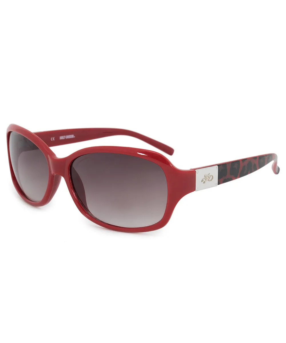Harley Davidson Oval Sunglasses HDS5021 RD 35 58