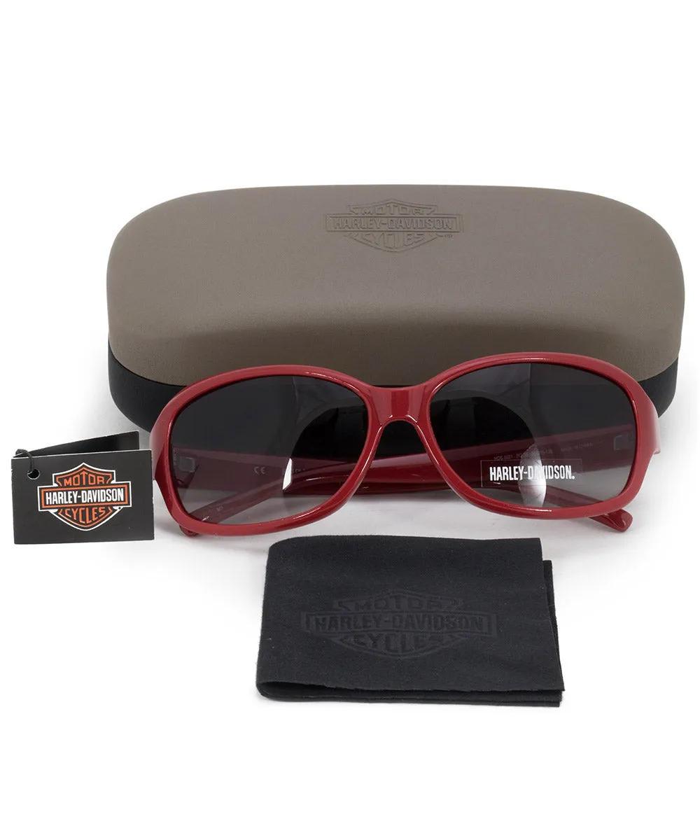 Harley Davidson Oval Sunglasses HDS5021 RD 35 58