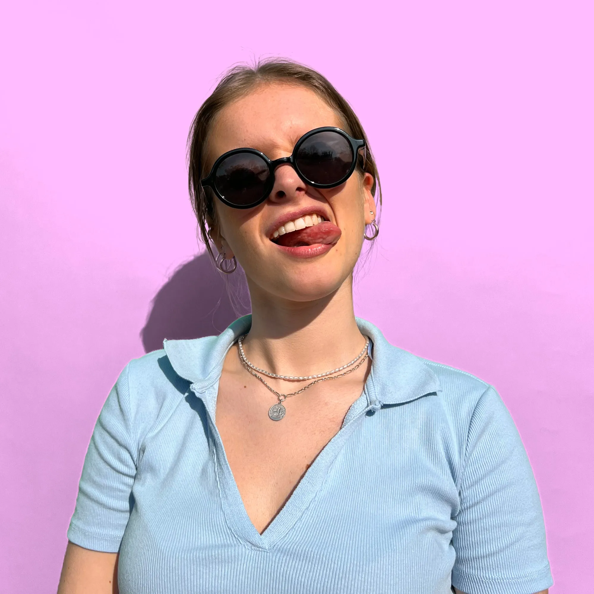 London Mole Artist Sunglasses Gloss Black / Black
