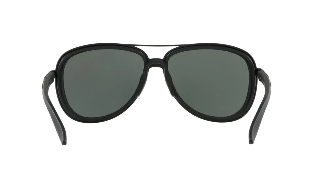 Oakley Womens Split Time Matte Black Frame - Prizm Black Lens - Polarized Sunglasses
