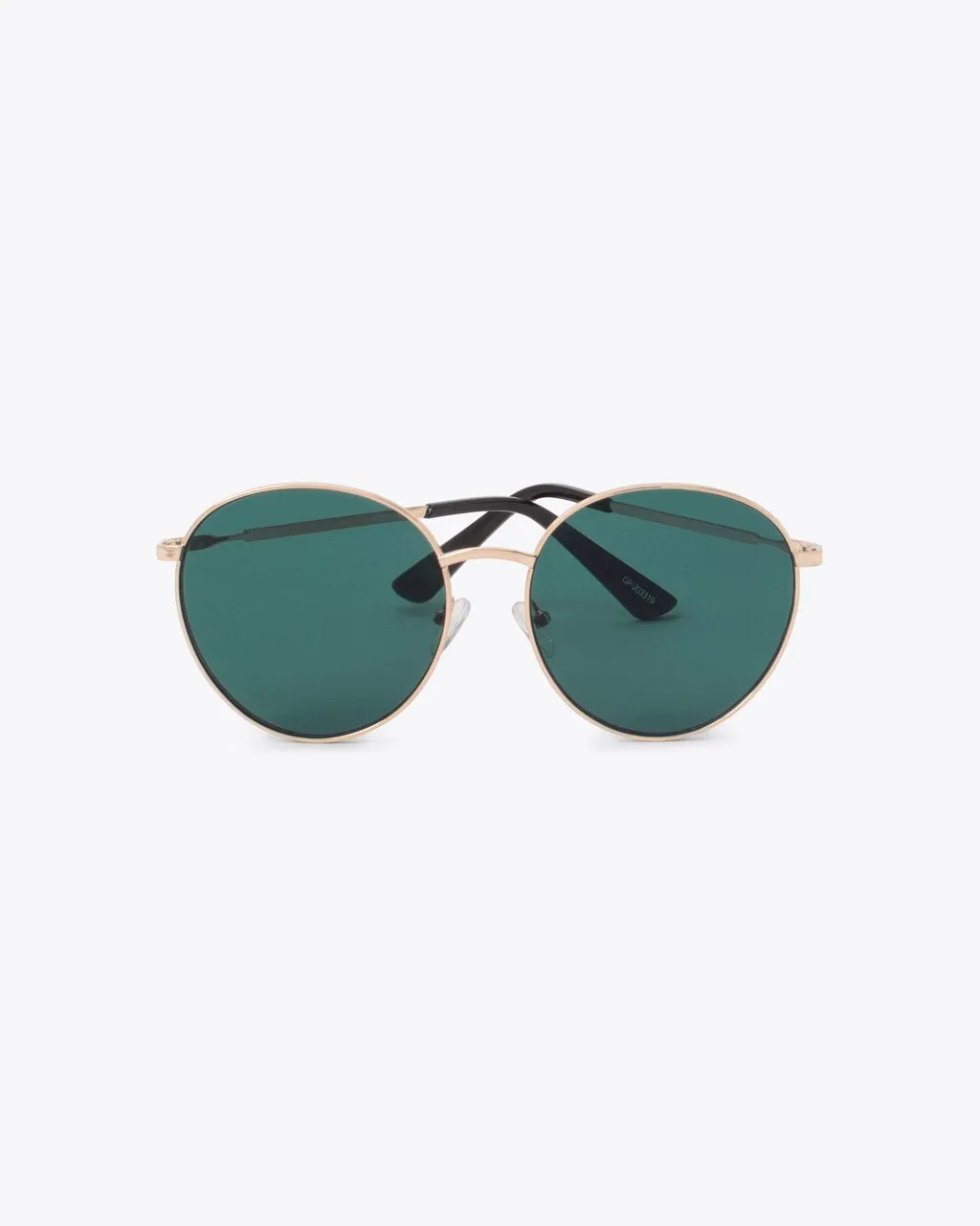 Oversized Round - Dark Green Lens
