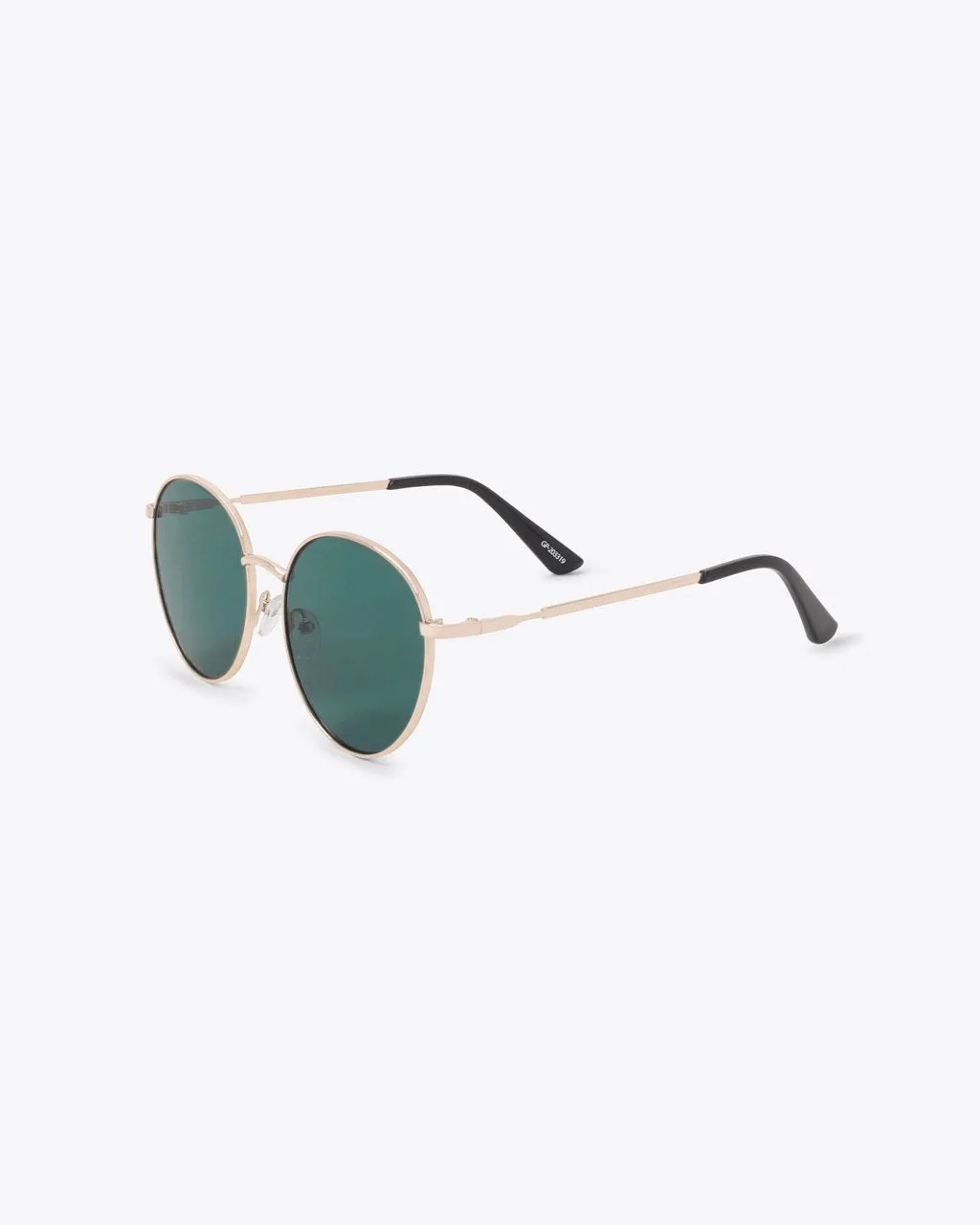 Oversized Round - Dark Green Lens