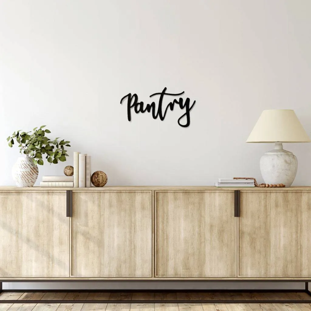 Pantry - Metal Wall Art