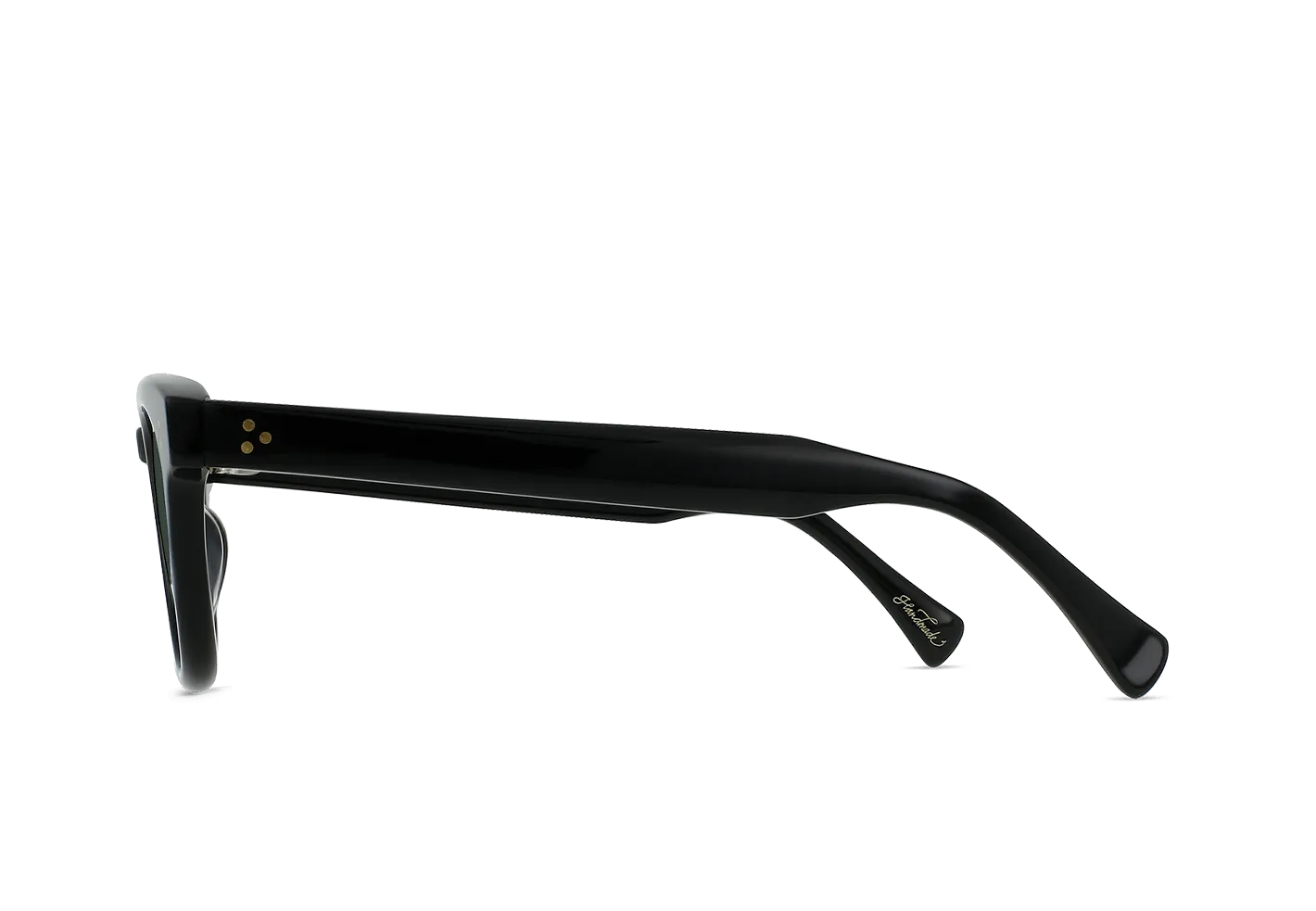 Raen Squire Unisex Round Sunglasses - Recycled Black/Green Polarized