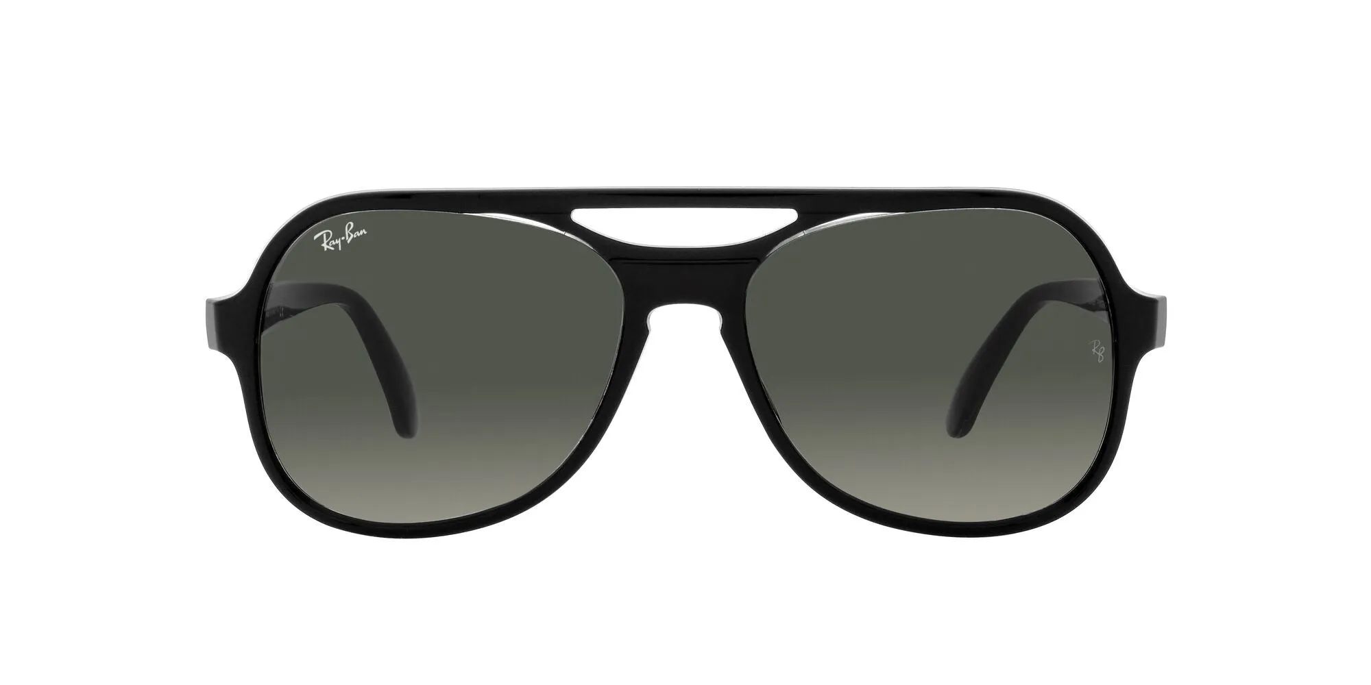 Ray Ban Black Sunglasses with Grey Gradient Lenses-RB_4357_654571_58mm