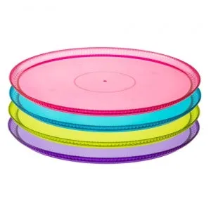 Ridged - 16" Tray - Jewel Tints (Case Qty: 24)