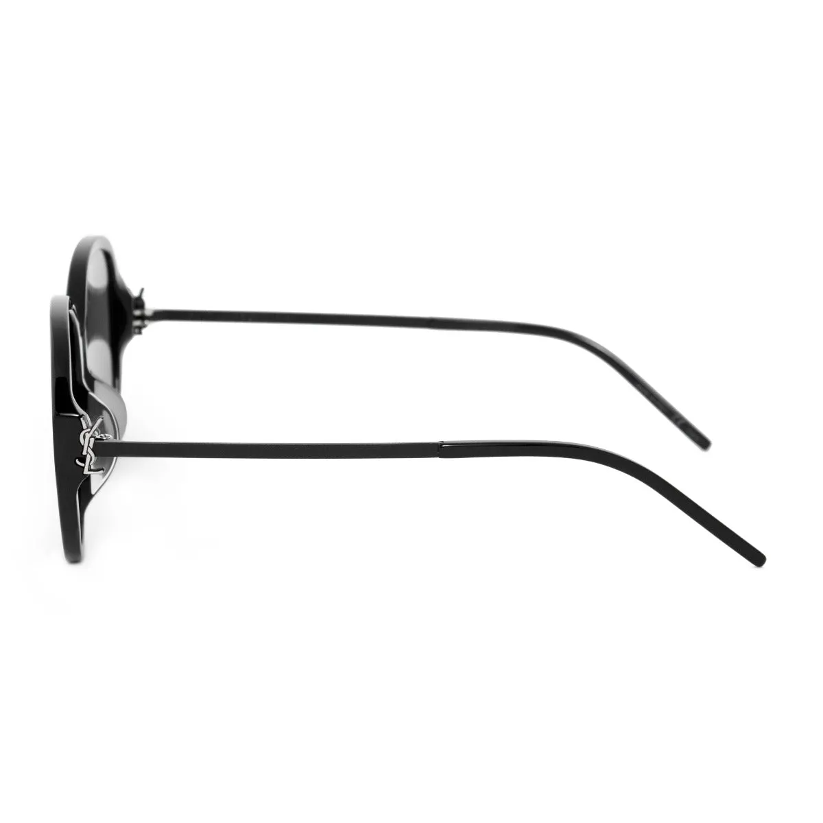 Saint Laurent Oval Sunglasses SLM48S BK 003 57
