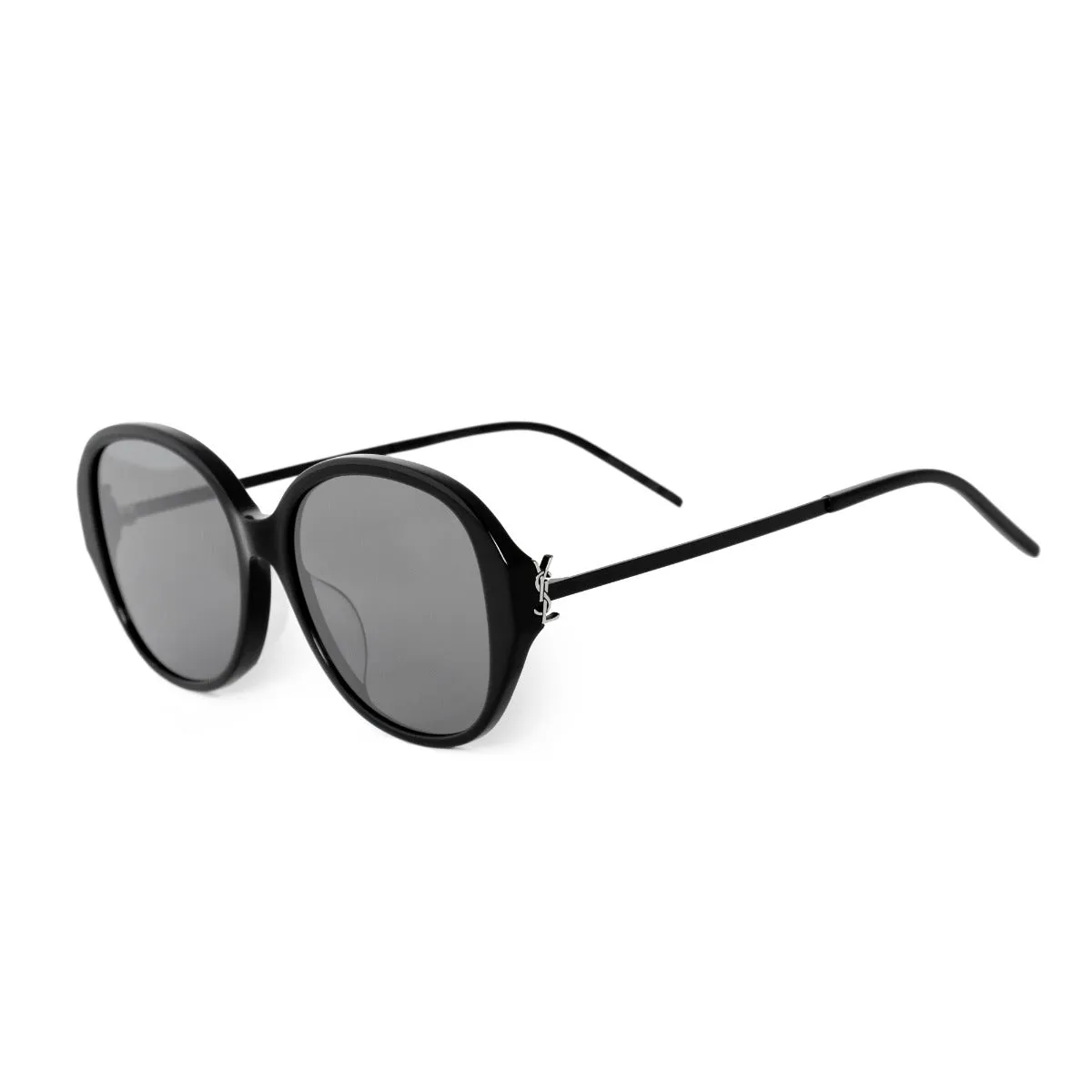 Saint Laurent Oval Sunglasses SLM48S BK 003 57