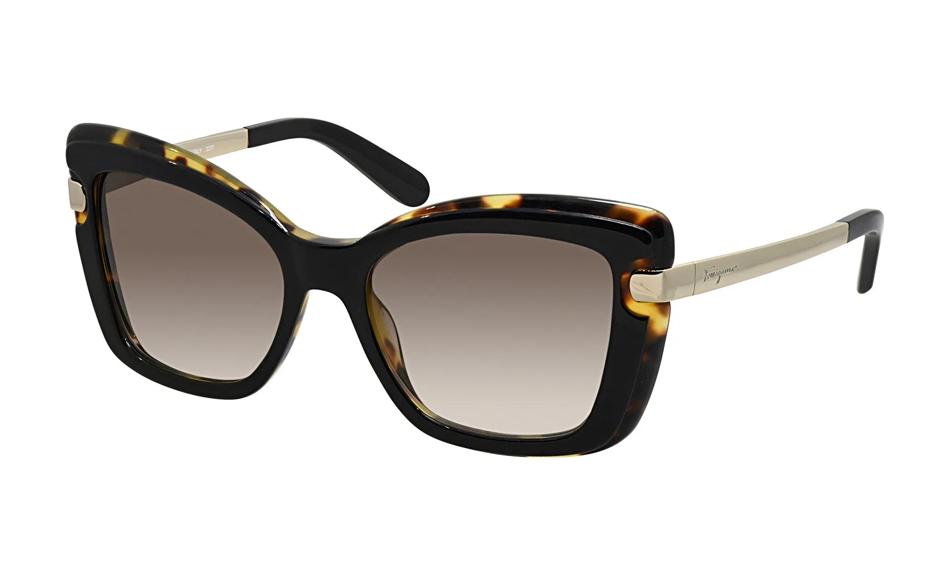Salvatore Ferragamo Women Black-Havana Sunglasses SF_814S_006_54mm