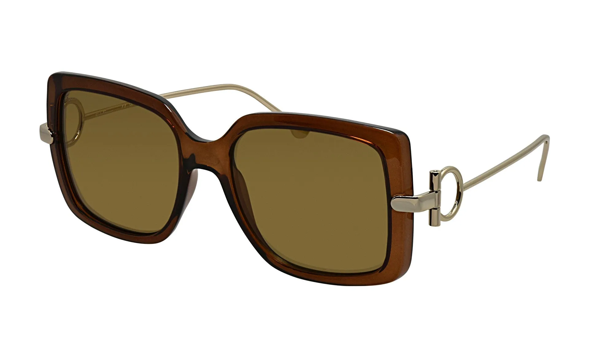 Salvatore Ferragamo Women Brown Sunglasses SF_913S_210_55mm