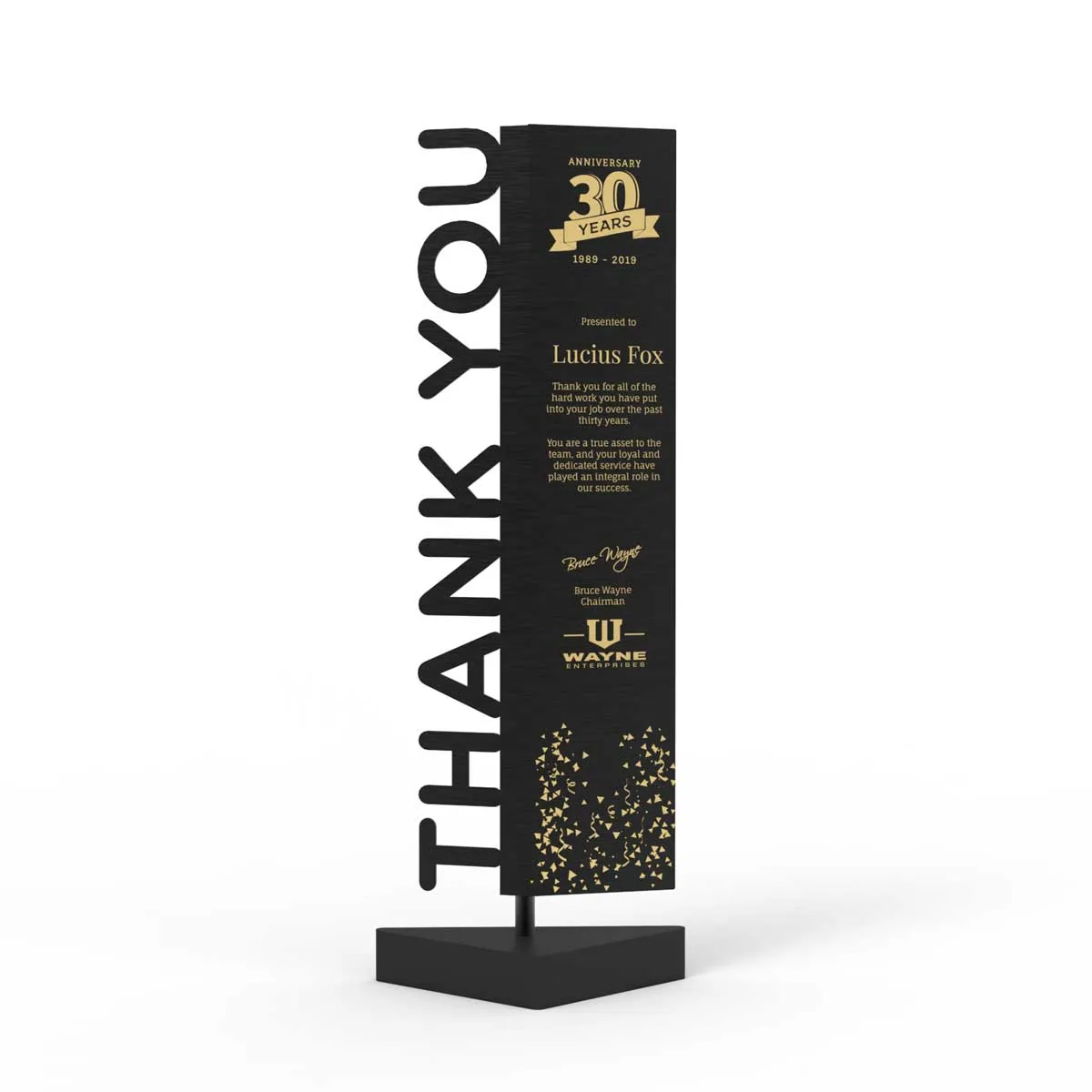 Steel Axis Trophy - Years of Service Award
