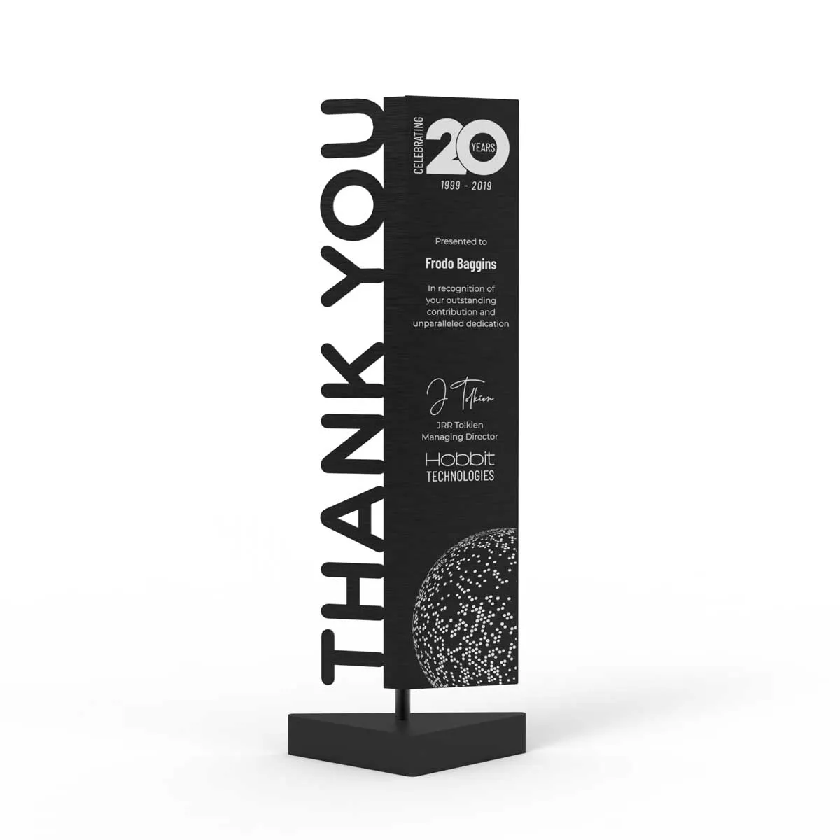 Steel Axis Trophy - Years of Service Award