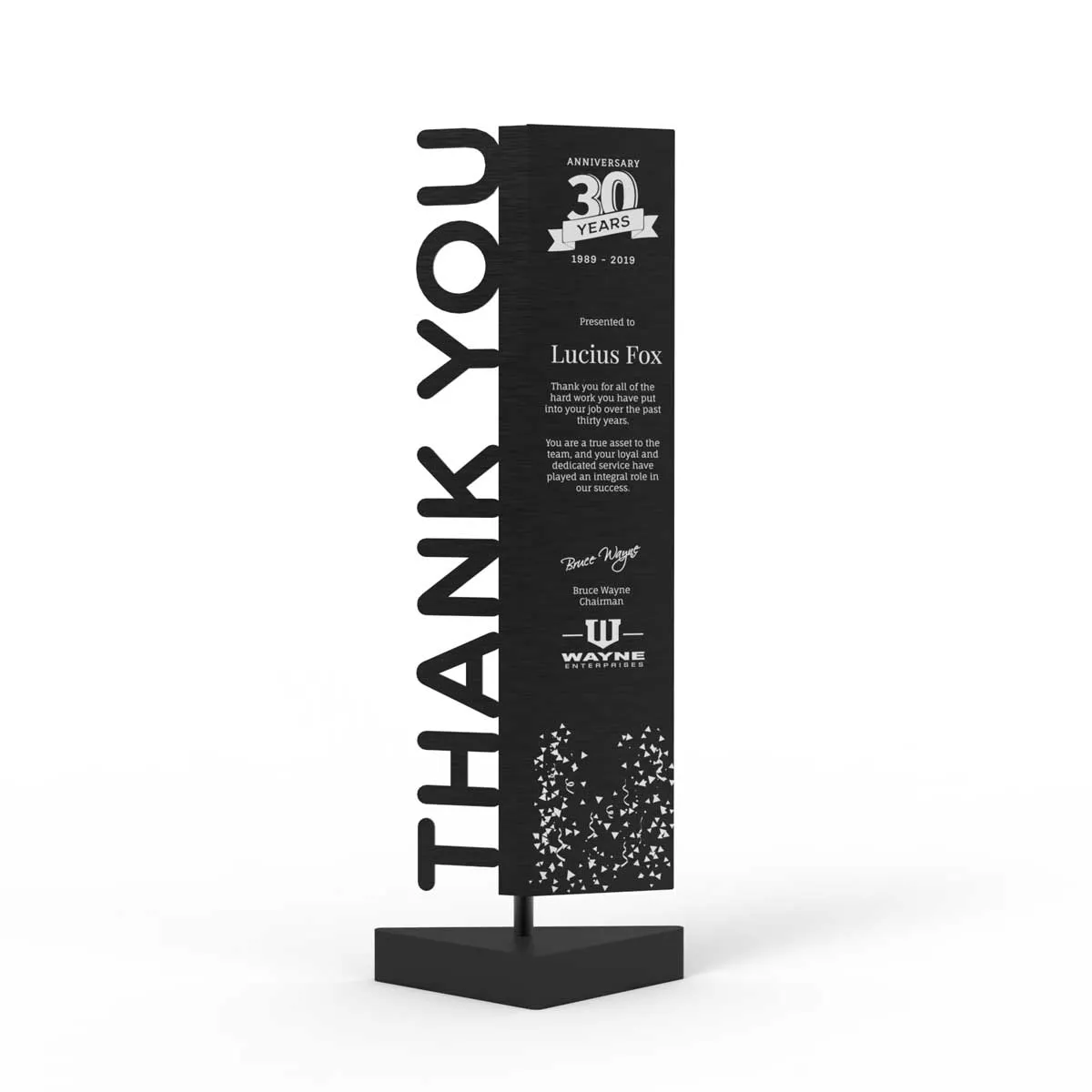 Steel Axis Trophy - Years of Service Award