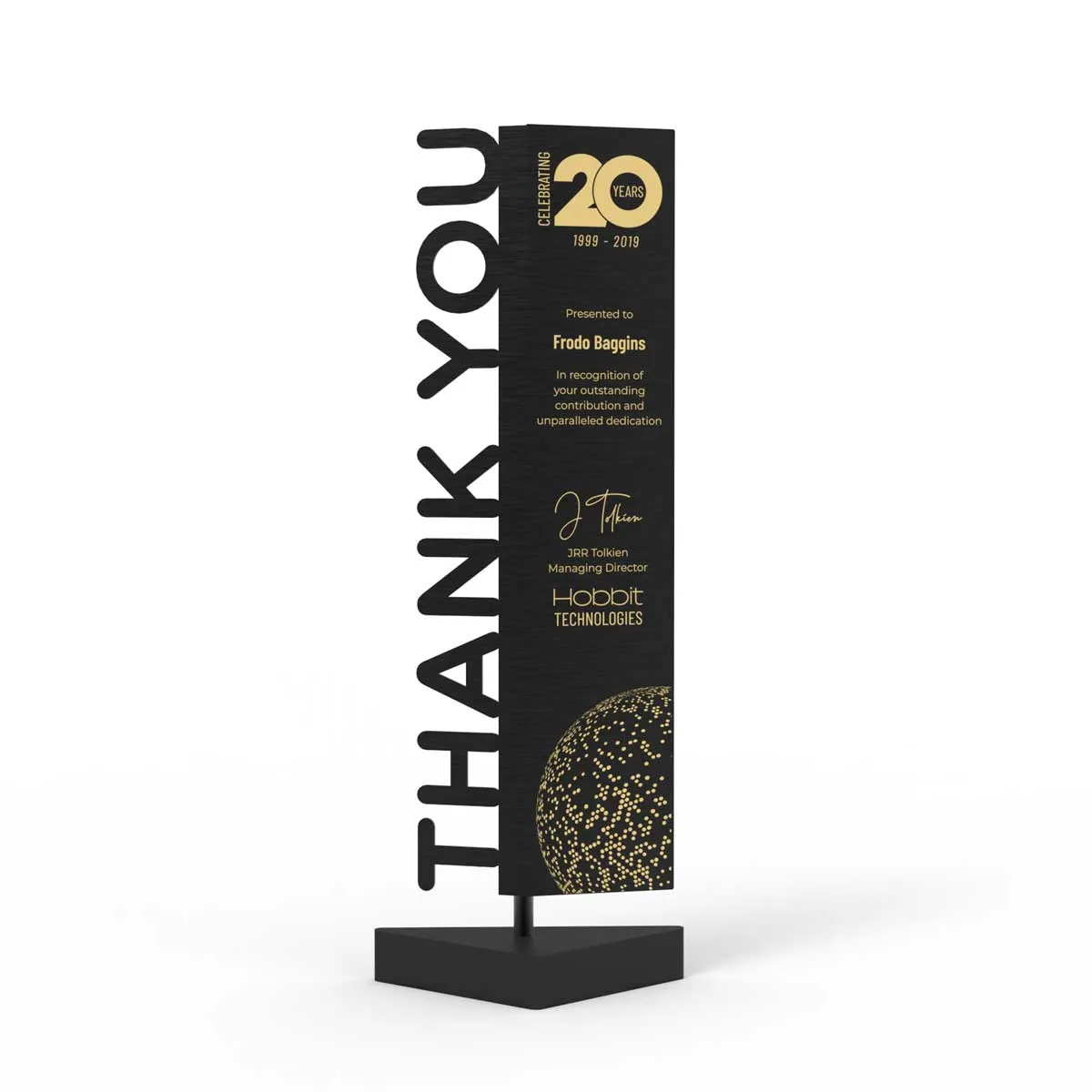 Steel Axis Trophy - Years of Service Award